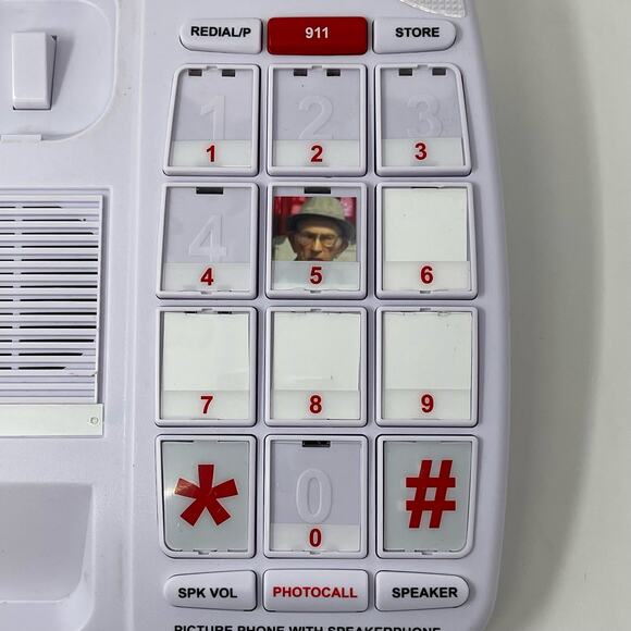 Future Call Picture Care Phone FC-1007 Dial by Photo Speakerphone Elderly Kids - Picture 4 of 11